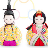 春先のふわりと暖かな空気が香る雛人形